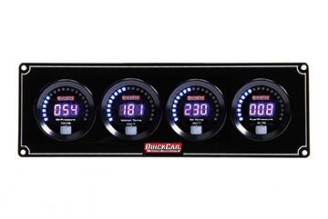 QUICKCAR RACING PRODUCTS - QuickCar Racing Products QRP67-4021 Digital 4-Gauge Panel OP/WT/OT/FP