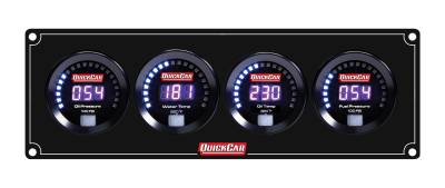 QUICKCAR RACING PRODUCTS - QuickCar Racing Products QRP67-4022 Digital 4 Gauge Panel OP/WT/OT/FP100