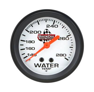 QUICKCAR RACING PRODUCTS - QuickCar Racing Products QRP611-6006 Water Temperature Gauge 2-5/8in