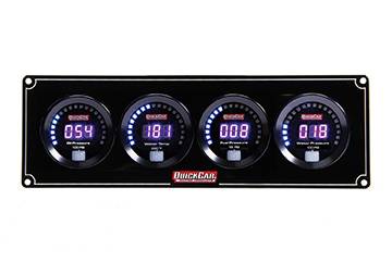 QUICKCAR RACING PRODUCTS - QuickCar Racing Products QRP67-4026 Digital 4-Gauge Panel OP/WT/FP/WP