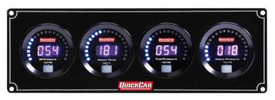 QUICKCAR RACING PRODUCTS - QuickCar Racing Products QRP67-4028 Digital 4 Gauge Panel OP/WT/FP100/WP
