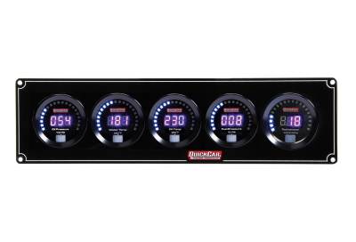 QUICKCAR RACING PRODUCTS - QuickCar Racing Products QRP67-4051 Digital 4-1 Gauge Panel OP/WT/OT/FP w/Tach