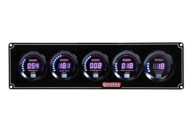 QUICKCAR RACING PRODUCTS - QuickCar Racing Products QRP67-4056 Digital 4-1 Gauge Panel OP/WT/FP/WP w/Tach