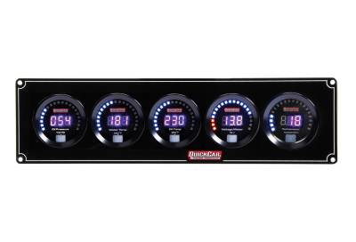 QUICKCAR RACING PRODUCTS - QuickCar Racing Products QRP67-4057 Digital 4-1 Gauge Panel OP/WT/OT/Volt w/Tach