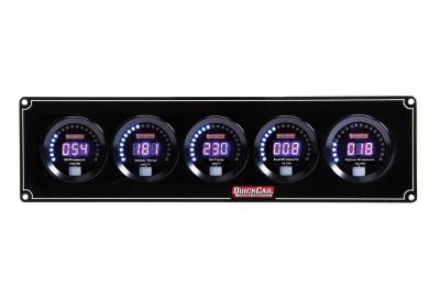 QUICKCAR RACING PRODUCTS - QuickCar Racing Products QRP67-5036 Digital 5-Gauge Panel OP/WT/OT/FP/WP