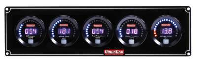 QUICKCAR RACING PRODUCTS - QuickCar Racing Products QRP67-5038 Digital 5 Gauge Panel OP/WT/FP100/WP/VT
