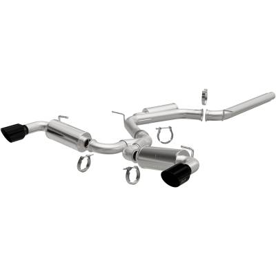 MagnaFlow Exhaust Products - MagnaFlow 19622 NEO Black Chrome Tips Cat-Back System for 22-25 VW GTI