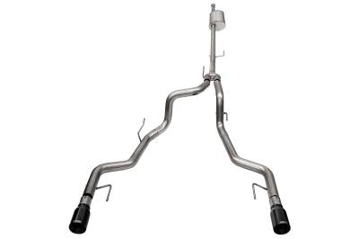 Corsa Performance - Corsa Performance 21184BLK Sport Cat-Back Exhaust System for 23-25 Ford F150