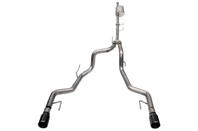Corsa Performance - Corsa Performance 21185BLK Sport Cat-Back Exhaust System for 21-25 Ford F150