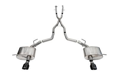 Corsa Performance - Corsa Performance 21186BLK Xtreme Cat-Back Exhaust System for 11-24 Durango