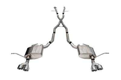 Corsa Performance - Corsa Performance 21188 Xtreme Cat-Back Exhaust System for Grand Cherokee WK2