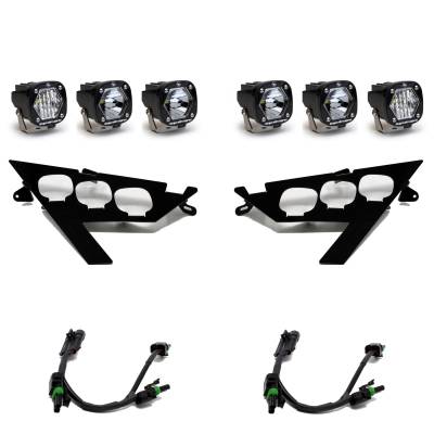 Baja Designs - Baja Designs 447157 S1 Triple LED/Laser Headlight Kit