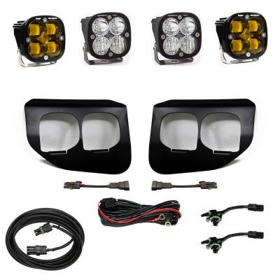 Baja Designs - Baja Designs 447737 Squadron SAE/Pro Fog Pocket Light Kit