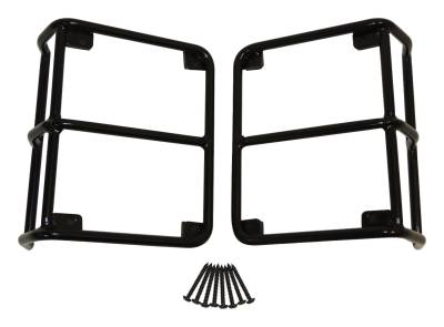 RT Offroad - RT Offroad RT28002 Black Taillight Guards w/Hardware for 07-18 Jeep Wrangler JK