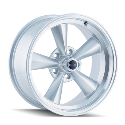 Ridler Wheels - Ridler Wheels 675 Series 17x8 5x4.75 0mm Silver/Machined 675-7861S