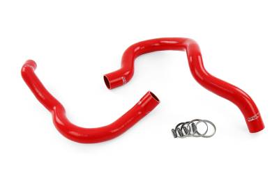 HPS Performance - HPS 57-2197-RED Red Radiator Coolant Hose Kit for 99-01 Jeep Cherokee XJ