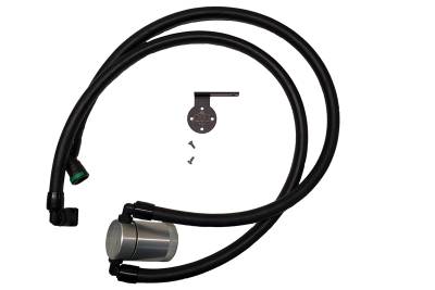 J&L Oil Separator Co - J&L Oil Separator 3028P-C Silver Oil Separator 3.0 Passenger Side