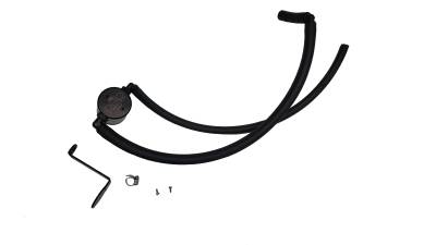 J&L Oil Separator Co - J&L Oil Separator 3119P-B Black Oil Separator 3.0 Passenger Side