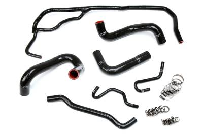 HPS Performance - HPS 57-1725-BLK Black Radiator Hose Kit for 16 Scion IM