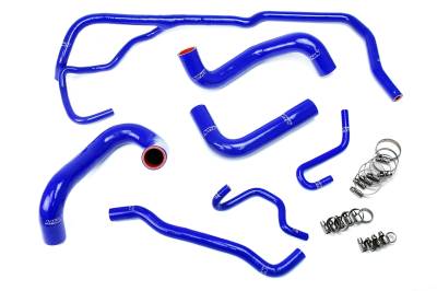 HPS Performance - HPS 57-1725-BLUE Blue Radiator Hose Kit for 16 Scion IM