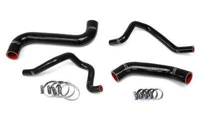 HPS Performance - HPS 57-1733-BLK Black Radiator/Heater Coolant Hose Kit for 04-05 Subaru Impreza
