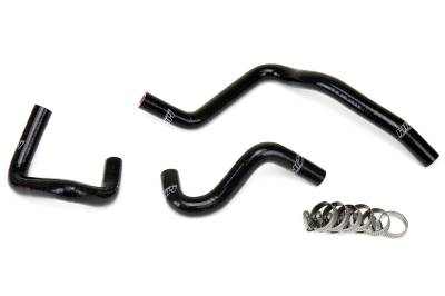 HPS Performance - HPS 57-1748-BLK Black Engine Oil Cooler Coolant Hose Kit for 03-06 Nissan 350Z