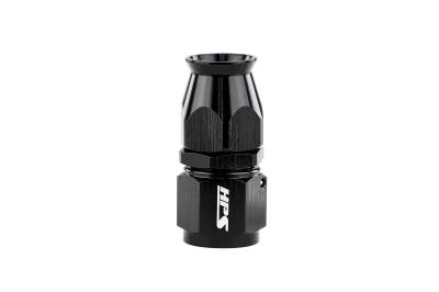 HPS Performance - HPS 350-0004 Compression Hose End To -4AN Female for SS PTFE Alum Black Straight
