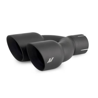Mishimoto - Mishimoto MMEXH-TIP-FSTBK Mishimoto Dual OffExhaust Tips 2.5" Inlet 3" Outlet