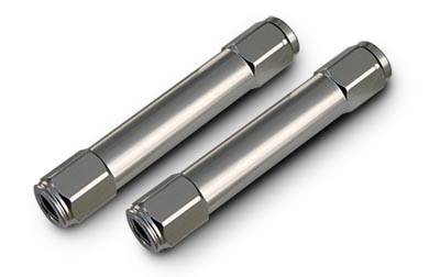 Ridetech - Ridetech 11019400 Billet Aluminum Tie Rod Adjusters Sleeves for 55-57 Chevy Car