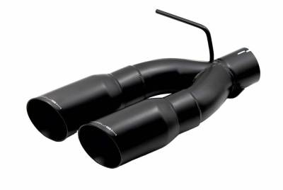 Roush Performance - Roush Performance 422319 Dual 4" Exhaust Tip Kit Black for 21-24 Ford F150