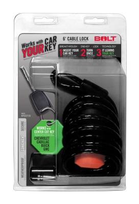 BOLT - BOLT 7023719 6' CABLE LOCK GM CENTER CUT