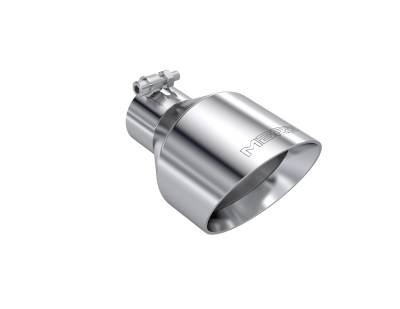 MBRP Exhaust - MBRP Exhaust T5203 T304 SS 2.5" Inlet Dual Wall Angle Cut 5" Outlet Tip