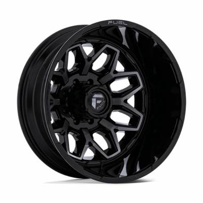 Fuel 1PC - Fuel Off Road D875 FLUX DUALLY 20x8.25 8x200 104mm Black/Brushed D875208292