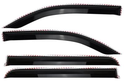 Putco - Putco 580070 Side Window Deflector for 19-25 RAM 1500 Crew Cab Pickup