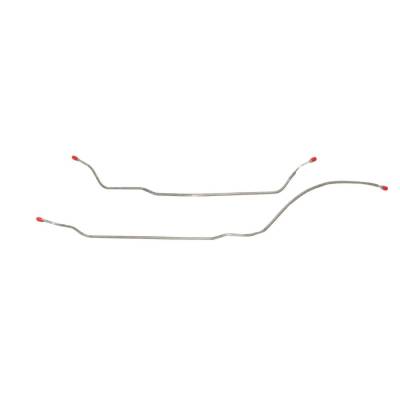 The Right Stuff Detailing - The Right Stuff Detailing FRA6802 Chevy Drum Brake Hydraulic Line Kit Rear