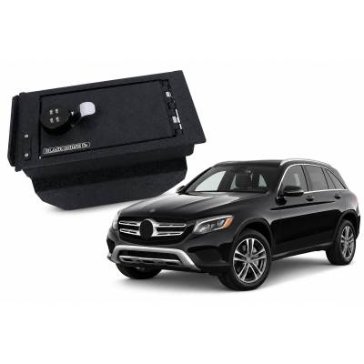 Black Horse Off Road - Black Horse ASMB01 Black Center Console Safe for 16-22 Mercedes-Benz GLC