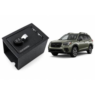 Black Horse Off Road - Black Horse ASSO01 Black Center Console Safe for 15-20 Subaru Outback