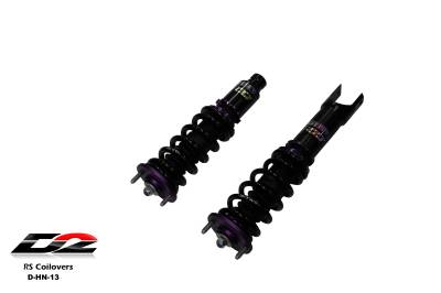 D2 Racing - D2 Racing D-HN-13 RS Coilovers for 88-91 Civic 90-93 Integra FWD