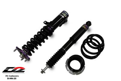 D2 Racing - D2 Racing D-HN-25 RS Coilovers for 06-11 Honda Civic 13-15 Acura ILX FWD