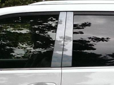 Quality Automotive Accessories - QAA PP10122 4Pc Stainless Steel Pillar Trim for 10-20 Lexus GX460