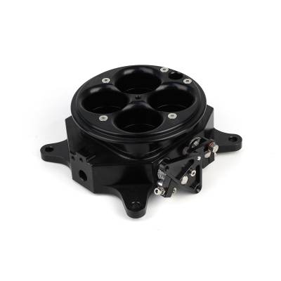 Speedmaster - Speedmaster PCE138.1002.03 1200 Cfm 4 Barrel 4150 Billet Throttle Body Blk