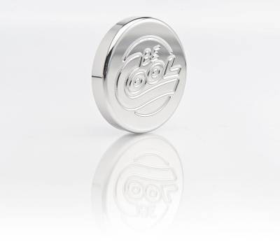 Be Cool - Be Cool 71001 Polished Round-Style Billet Radiator Cap
