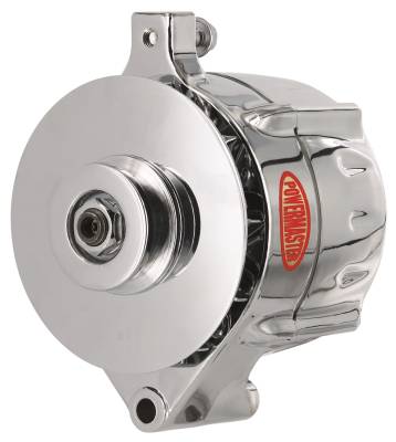 Powermaster Performance - Powermaster 8-37141-344 Smooth Look 150 Amp 1-Groove V-Belt Pulley Alternator