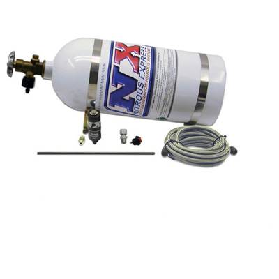 Nitrous Express - Nitrous Express 15599 Simulator Full Show Purge 10lb Bottle/Necessary Hardware