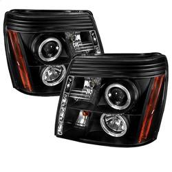 Spyder Auto - Spyder Auto 5037947 Black/Clear LED Halo Projector Headlights