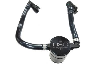 J&L Oil Separator Co - J&L Oil Separator 3.0 Passenger Side Mounted Oil Separator Black 3024P-B