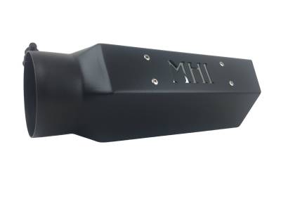Monster Hooks - Monster Hooks MH-45BALBP Black Hex Flo Exhaust Tip 4" In/5" Out