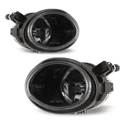 Winjet - Winjet CFWJ-0081-S Smoked Fog Lights for 01-05 BMW E46 E39 M5 330i & 330Ci