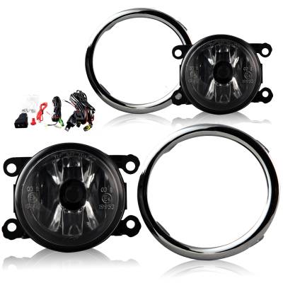 Winjet - Winjet CFWJ-0396-C Clear Fog Lights w/Wiring Kit for 12-15 Honda Pilot