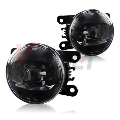 Winjet - Winjet CFWJ-0460-C Clear Fog Lights for 08-12 Ford Mustang/Ranger/Lincoln LS